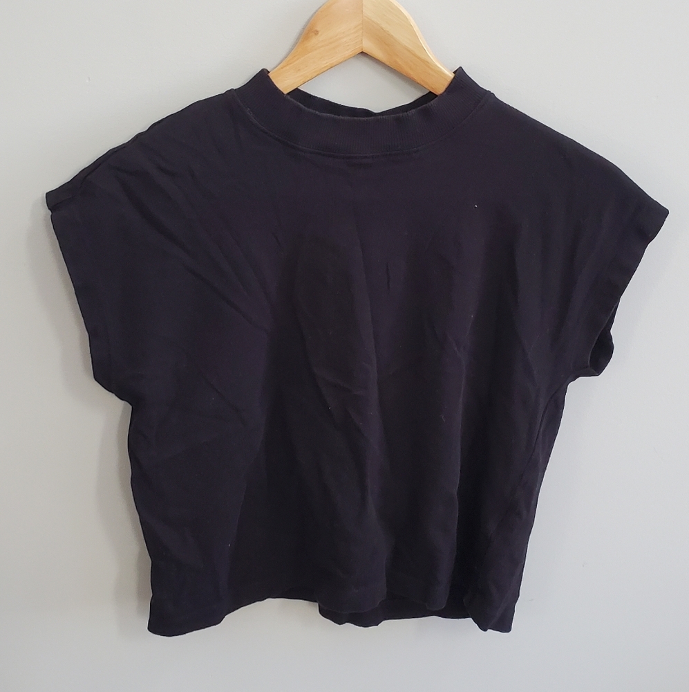 industry republic Classic Black Women's mock neck Top. womens small EUC
